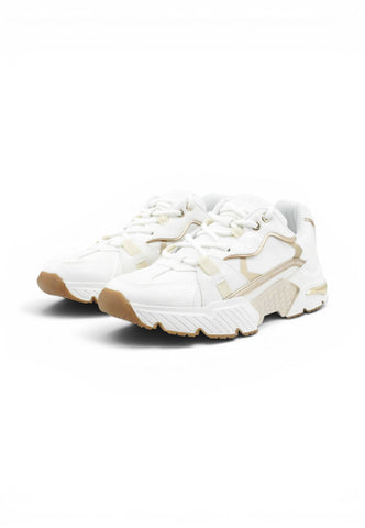 GUESS Sneakers Donna Bianco Oro FLJCR6ELE12-AI27-GOLD