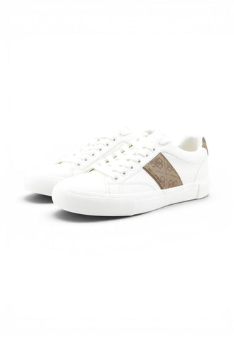 GUESS Sneakers Uomo Bianco Beige FMTCRIFAL12-AI27-IVORY