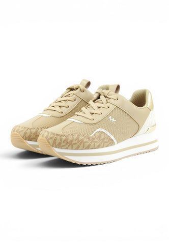 MICHAEL KORS Sneakers Donna Beige Bianco Oro 43T6RNFS1D-AI27-156