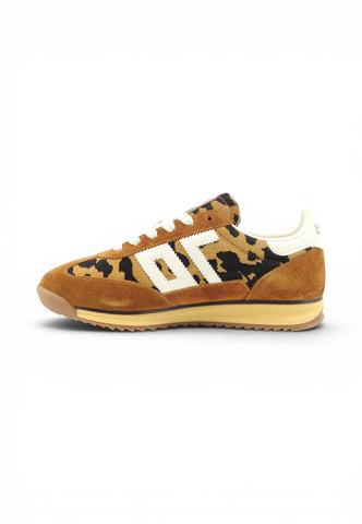 BACK70 Sneakers Donna Marrone Animalier 108009-000184-AI27