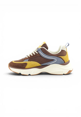LOVE MOSCHINO Sneakers Donna Marrone Giallo Azzurro JA15426G1PIQN30A-AI27
