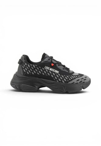 LOVE MOSCHINO Sneakers Donna Nero Grigio JA15406G1PIYC00A-AI27