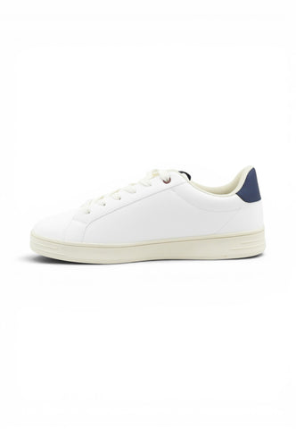 U.S. POLO Sneakers Uomo Bianco Blu ALPHA004-AI27-WHI-DBL02