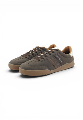 U.S. POLO Sneakers Uomo Marrone Bianco JAZZ003A-AI27-DBR001