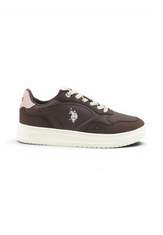 U.S. POLO Sneakers Donna Marrone Rosa KOSMO017A-AI27-DBR001