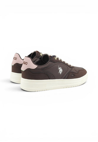 U.S. POLO Sneakers Donna Marrone Rosa KOSMO017A-AI27-DBR001