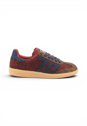 BACK70 Sneakers Donna Rosso Blu Strass 108005-000243-AI27