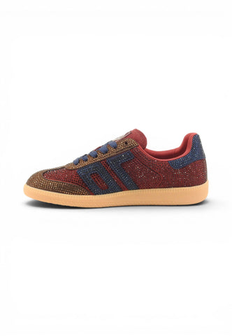 BACK70 Sneakers Donna Rosso Blu Strass 108005-000243-AI27