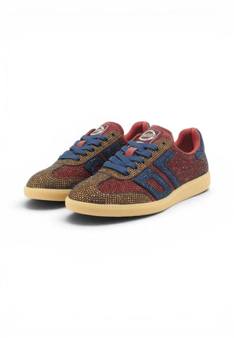 BACK70 Sneakers Donna Rosso Blu Strass 108005-000243-AI27