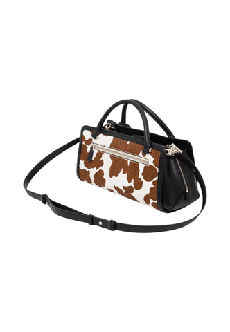 GUESS Borsa A Mano Donna Bianco Marrone Animalier HWRG9734060-AI27-CWE