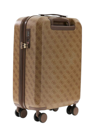 GUESS Valigia Trolley Donna Beige Marrone TWHK9211983-AI27-LTL