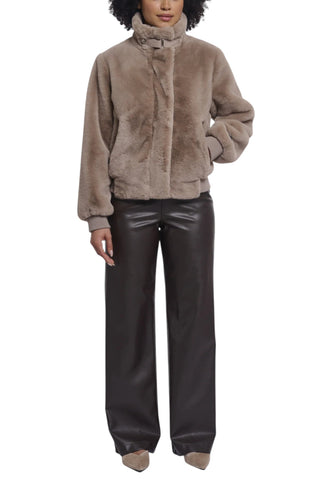 RINO & PELLE Giacca Pelliccia Donna Beige Ambra.7002611-AI27-Mochalatte
