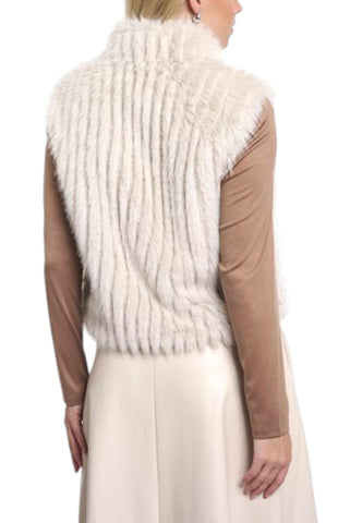 GUESS Gilet Pelliccia Donna Beige Dava.7002611-AI27-Birch
