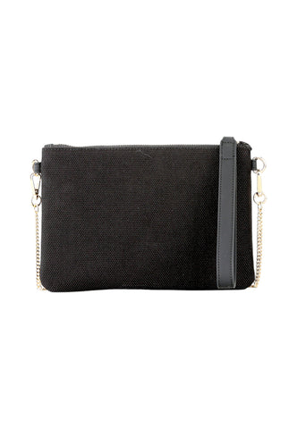 LOVE MOSCHINO Borsa Pochette Donna Nero Bianco JC4053PP1PLK100A-AI27