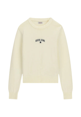 GUESS Maglione Donna Bianco W6YR40Z1074-AI27-G293