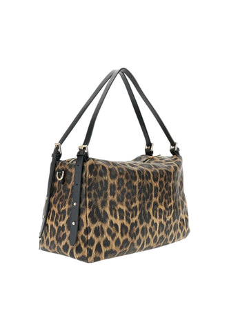CAFE NOIR Borsa A Mano Donna Beige Nero Animalier C3NN1102-AI27-M107
