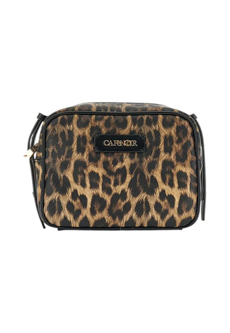 CAFE NOIR Borsa Tracolla Donna Beige Nero Animalier C3NN1103-AI27-M107