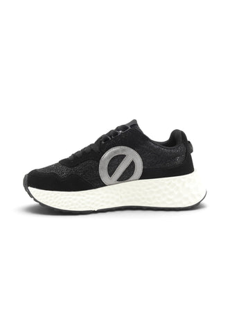 NO NAME Sneakers Donna Nero Glitter NNVEN60415-AI27