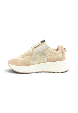 NO NAME Sneakers Rosa Beige Glitter NNVEN604IZ-AI27