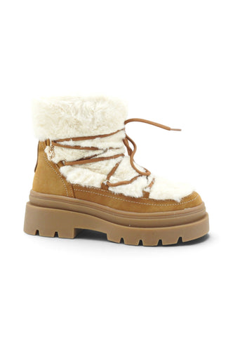 U.S. POLO ASSN. Stivaletti Donna Marrone Bianco SHONA005-AI27-LBR-LBE01