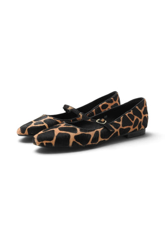 CRISTIN Ballerine Donna Marrone Nero EMILY3 MN-AI27