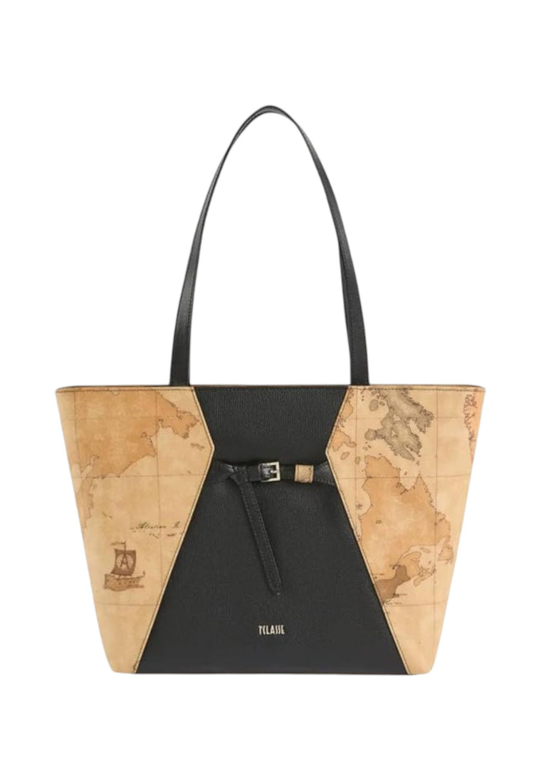 ALVIERO MARTINI Borsa Shopper Donna Nero Beige LG07G654-AI27-0001