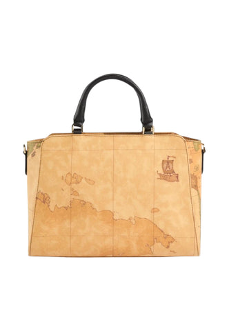 ALVIERO MARTINI Borsa A Mano Donna Nero Beige LG08G654-AI27-0001