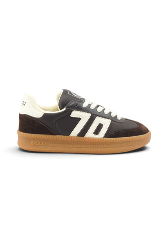 BACK70 Sneakers Donna Marrone Bianco 108027-000040-AI27