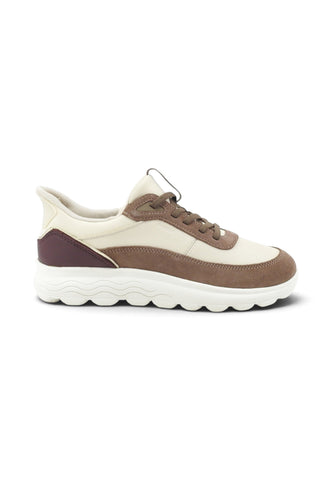 GEOX Sneakers Donna Beige Marrone Viola D567MB08522-AI27-C1SQ6