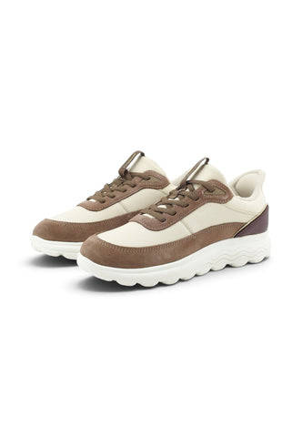 GEOX Sneakers Donna Beige Marrone Viola D567MB08522-AI27-C1SQ6