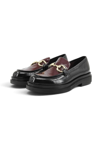BELLE VIE Mocassini Donna Nero Bordeaux EMILIA14-NBO-AI27