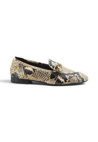 BELLE VIE Mocassini Donna Beige Nero Animalier DANTE39-BEN-AI27