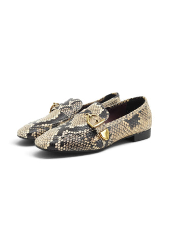 BELLE VIE Mocassini Donna Beige Nero Animalier DANTE39-BEN-AI27