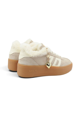 BACK70 Sneakers Donna Beige Bianco 108055-000001-AI27