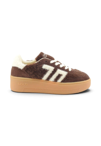 BACK70 Sneakers Donna Marrone Bianco 108055-000005-AI27
