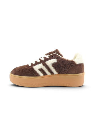 BACK70 Sneakers Donna Marrone Bianco 108055-000005-AI27