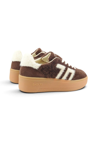 BACK70 Sneakers Donna Marrone Bianco 108055-000005-AI27