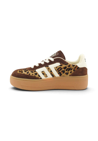 BACK70 Sneakers Donna Marrone Animalier 108055-000004-AI27