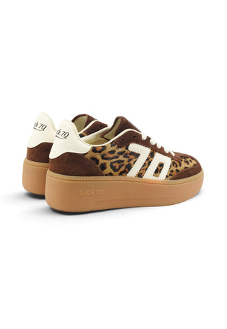 BACK70 Sneakers Donna Marrone Animalier 108055-000004-AI27