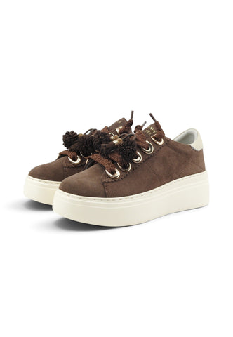 EMANUELE VEE Sneakers Donna Marrone 462P-100-12-P011-AI27-DKBRO