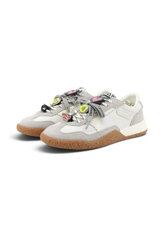 EMANUELE VEE Sneakers Donna Bianco Grigio 462P-103-140-P011CB-AI27-IVO