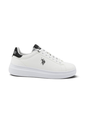 U.S. POLO ASSN. Sneakers Uomo Bianco Nero CODY010C-AI27-WHI-BLK01