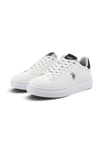U.S. POLO ASSN. Sneakers Uomo Bianco Nero CODY010C-AI27-WHI-BLK01