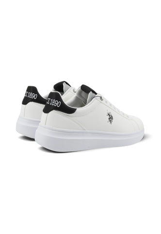 U.S. POLO ASSN. Sneakers Uomo Bianco Nero CODY010C-AI27-WHI-BLK01