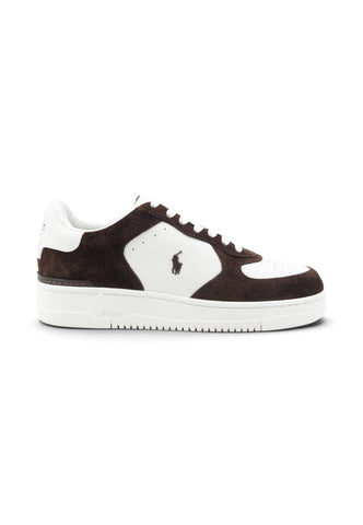 POLO RALPH LAUREN Sneakers Uomo Bianco Marrone 809P15491002-AI27