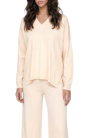 CAFE NOIR Completo Maglione + Pantaloni Donna Bianco C7JM0373-AI27-W026