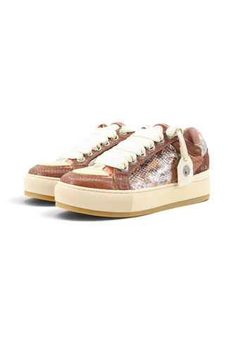 KURT GEIGER Sneakers Donna Marrone Animalier 9564335719-AI27