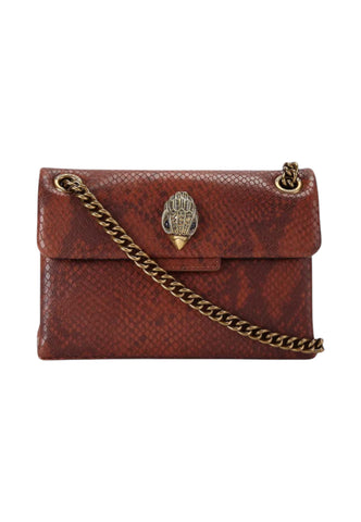 KURT GEIGER Borsa Tracolla Donna Marrone Animalier 5017330719-AI27
