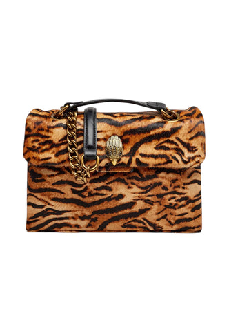 KURT GEIGER Borsa Tracolla Donna Marrone Nero Animalier 5021546189-AI27