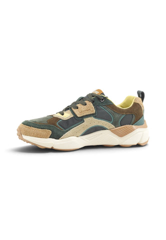 COLMAR Sneakers Uomo Verde Marrone Multicolore GARNER-W-086-AI27